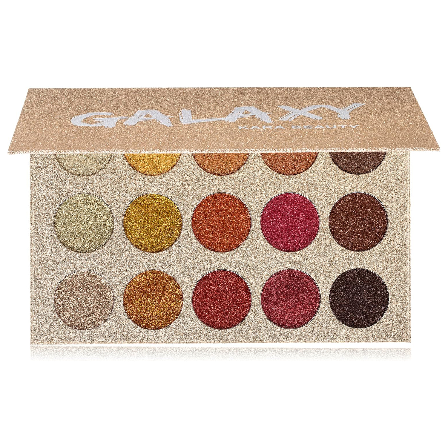 Kara Beauty Galaxy Glitter Eyeshadow Palette ES49 Multicolor  thumbnail 3
