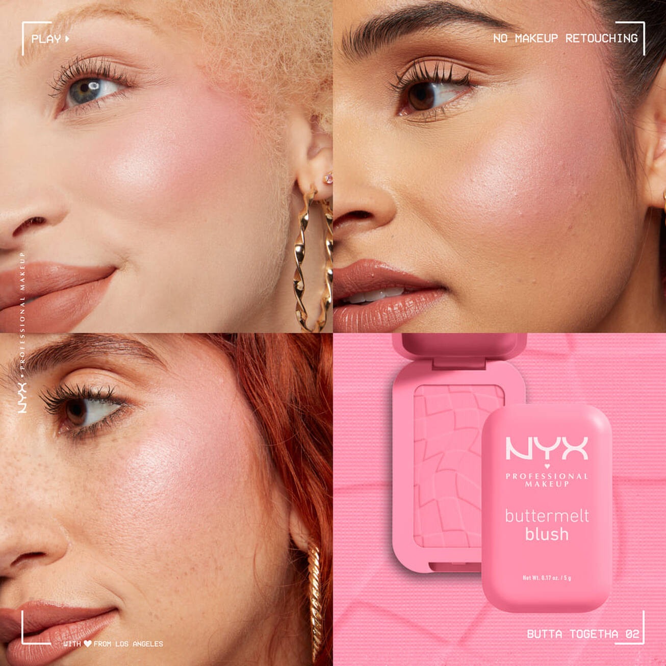NYX Professional Makeup Buttermelt Blush - 02 Butta Together thumbnail 3