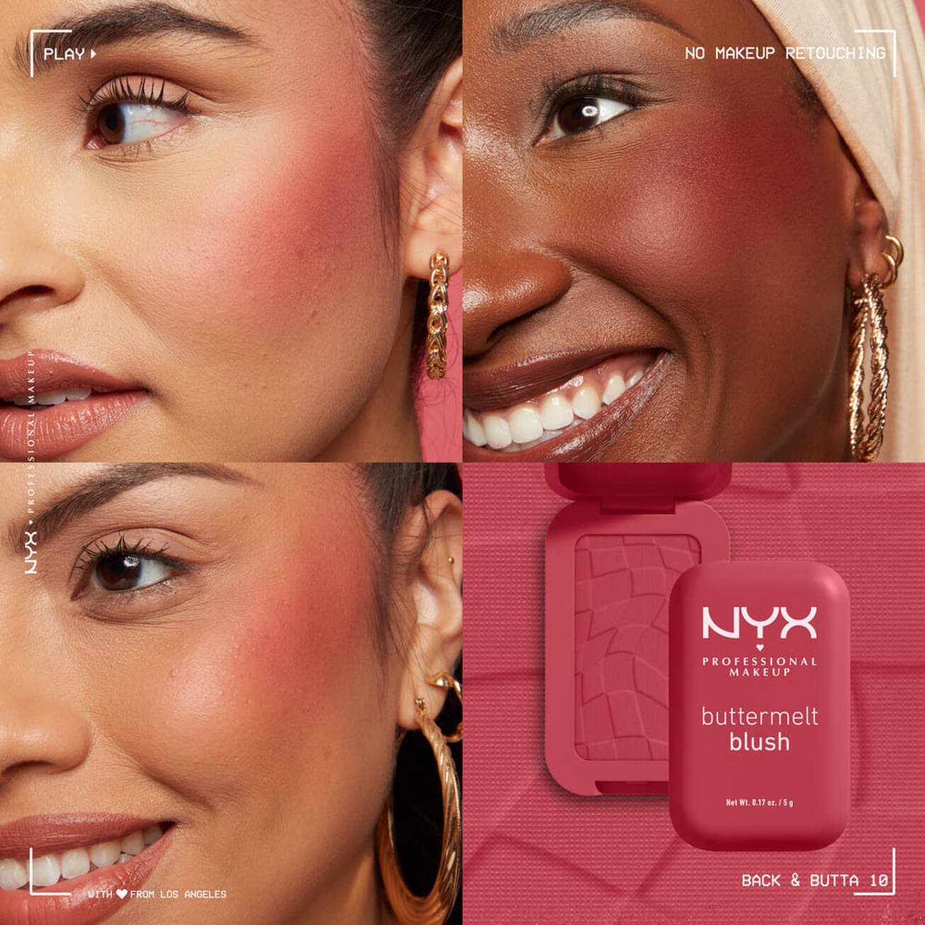 NYX Professional Makeup Buttermelt Blush - 10 Back And Butta thumbnail 3