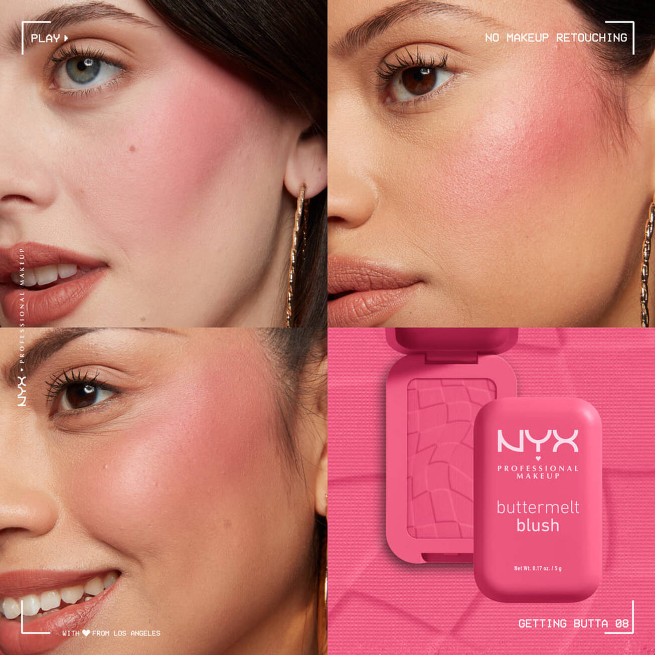 NYX Professional Makeup Buttermelt Blush - 08 Getting Butta thumbnail 3