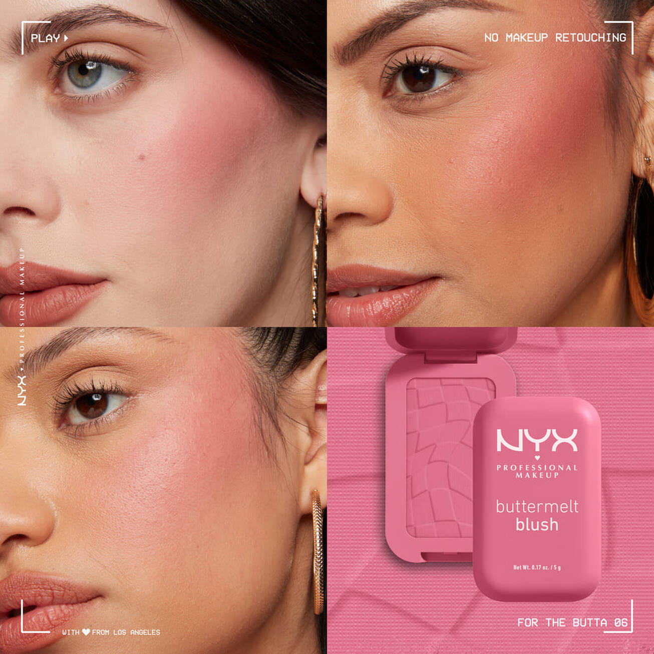 NYX Professional Makeup Buttermelt Blush - 06 For The Butta thumbnail 3