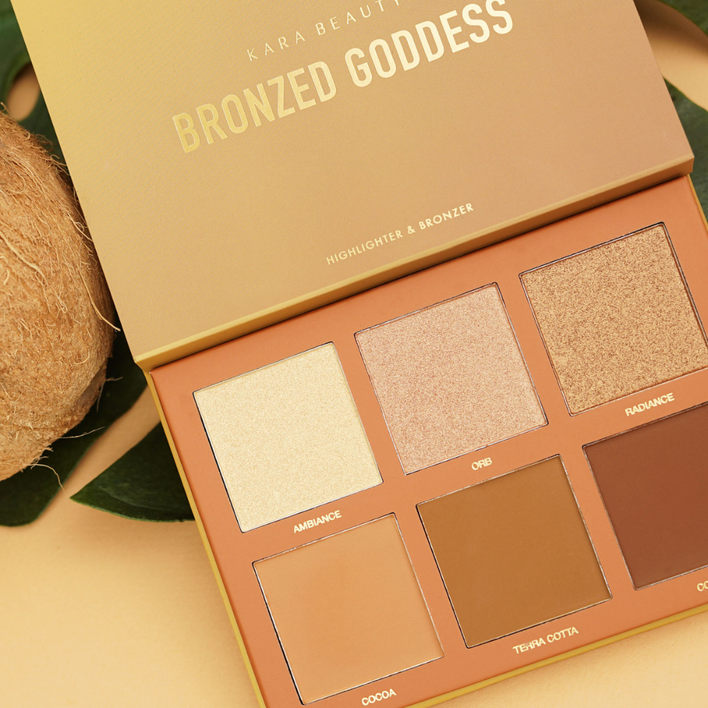 Kara Beauty Bronzed Goddess Bronzer & Highlight Palette - 22.8 g thumbnail 3