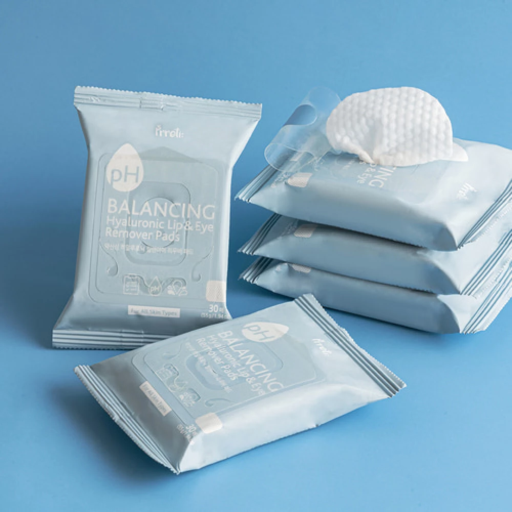 prreti pH Balancing Hyaluronic Lip & Eye Remover Pads - 30 pcs thumbnail 3