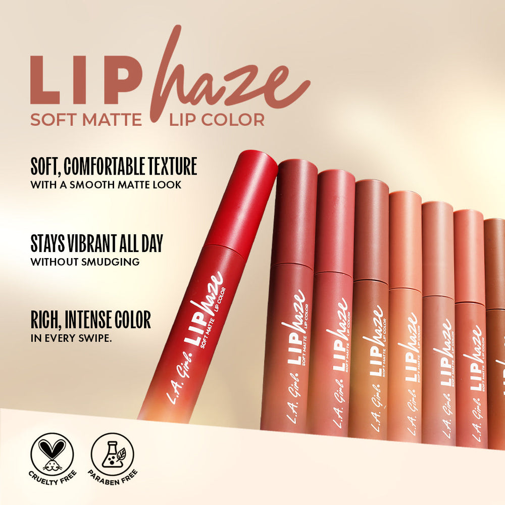 L.A.Girl Lip Haze Soft Matte Lip Color - GLC763 Always Down thumbnail 6