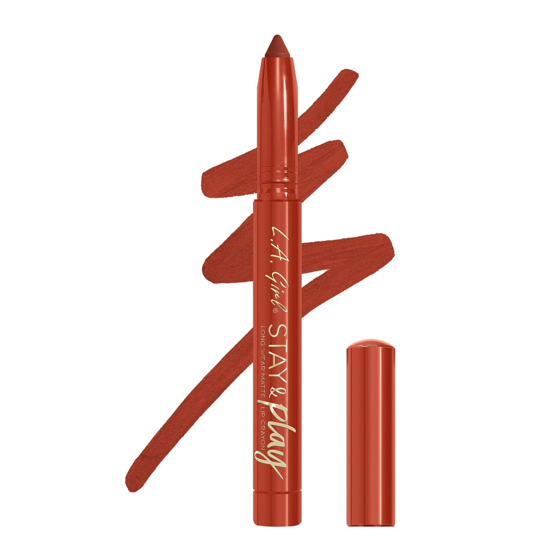 L.A.Girl Stay & Play Lip Crayon - GLC733 All the Feelz thumbnail 3