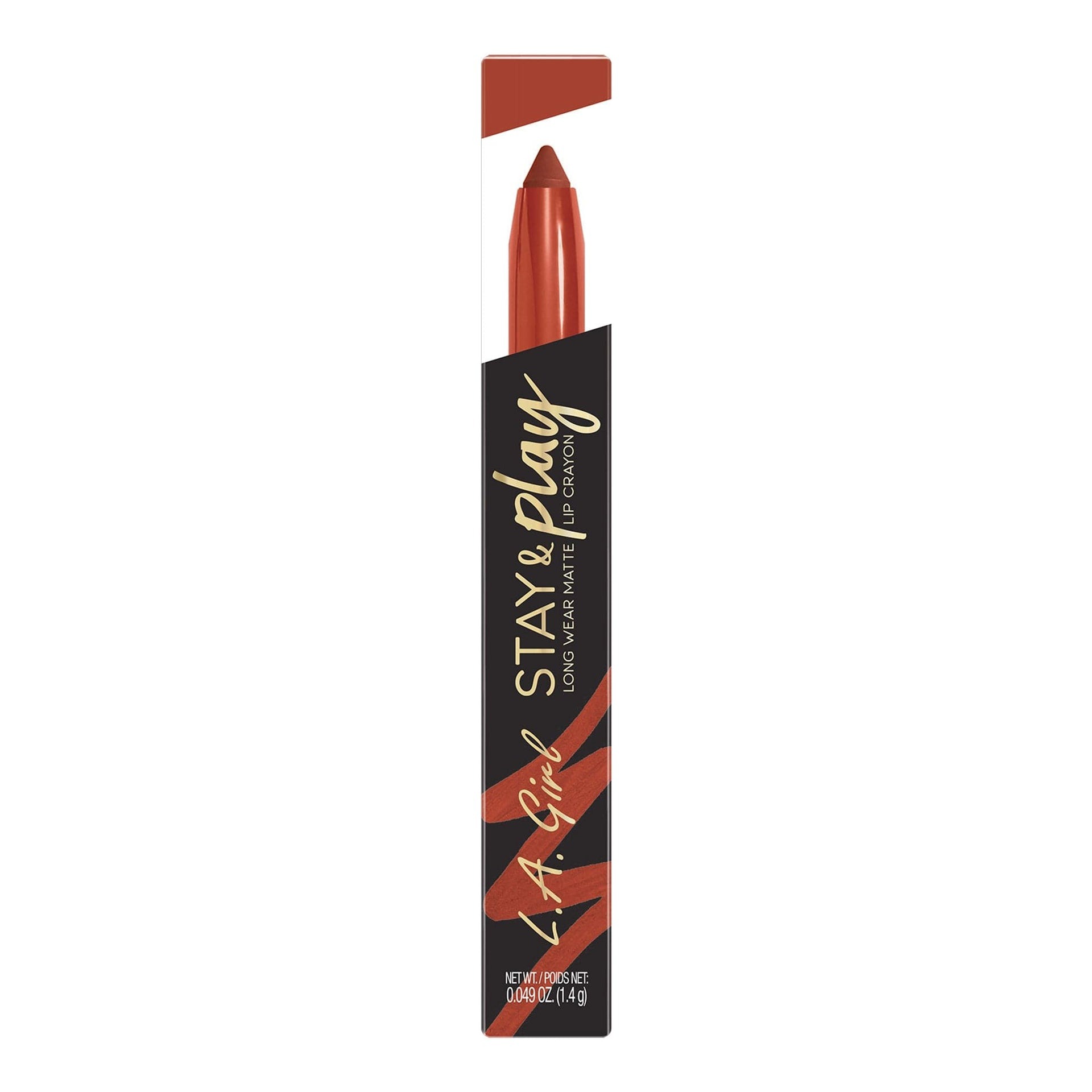 L.A.Girl Stay & Play Lip Crayon - GLC733 All the Feelz thumbnail 4