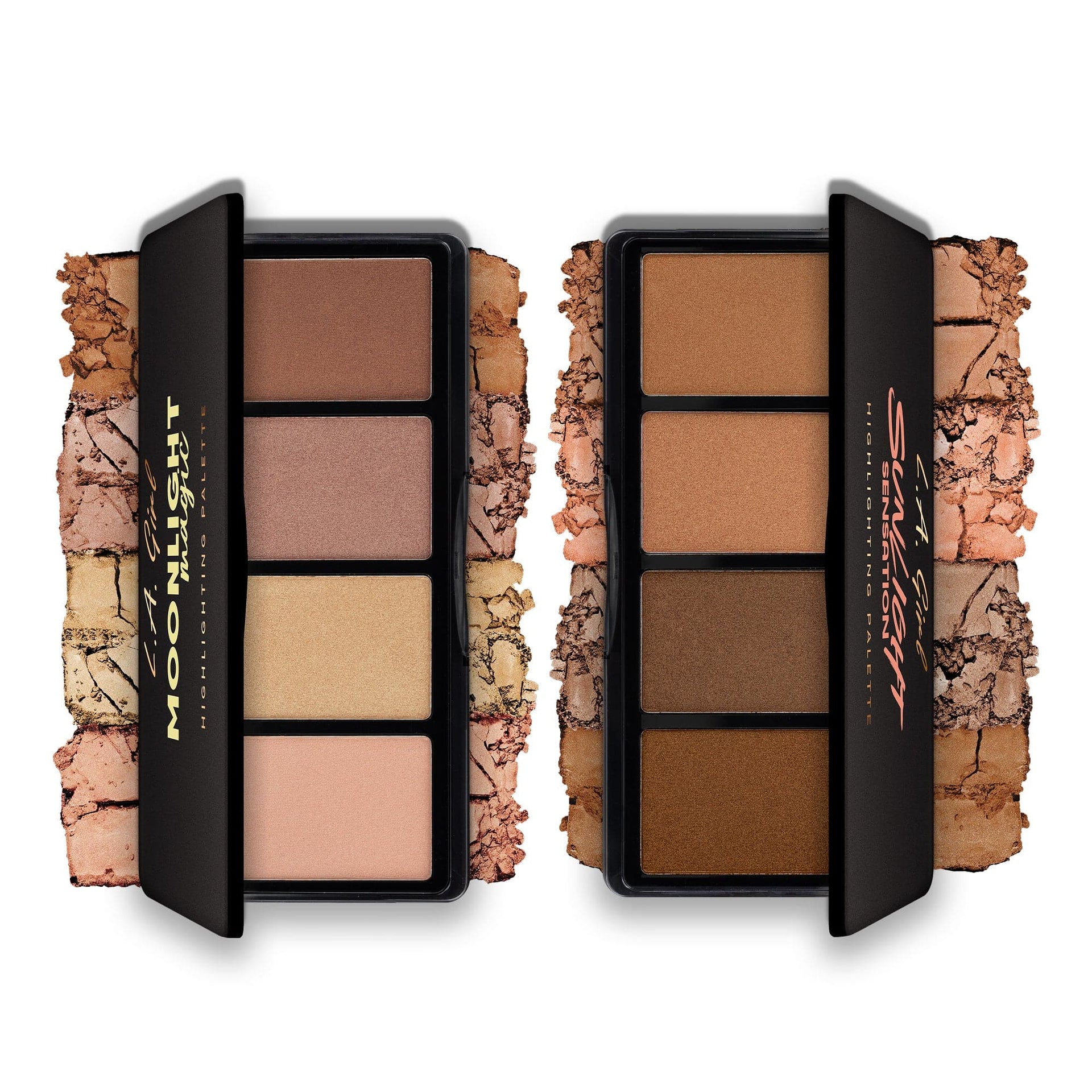 L.A.Girl Fanatic Highlighting Palette - GBL426 Moonlight Magic thumbnail 3