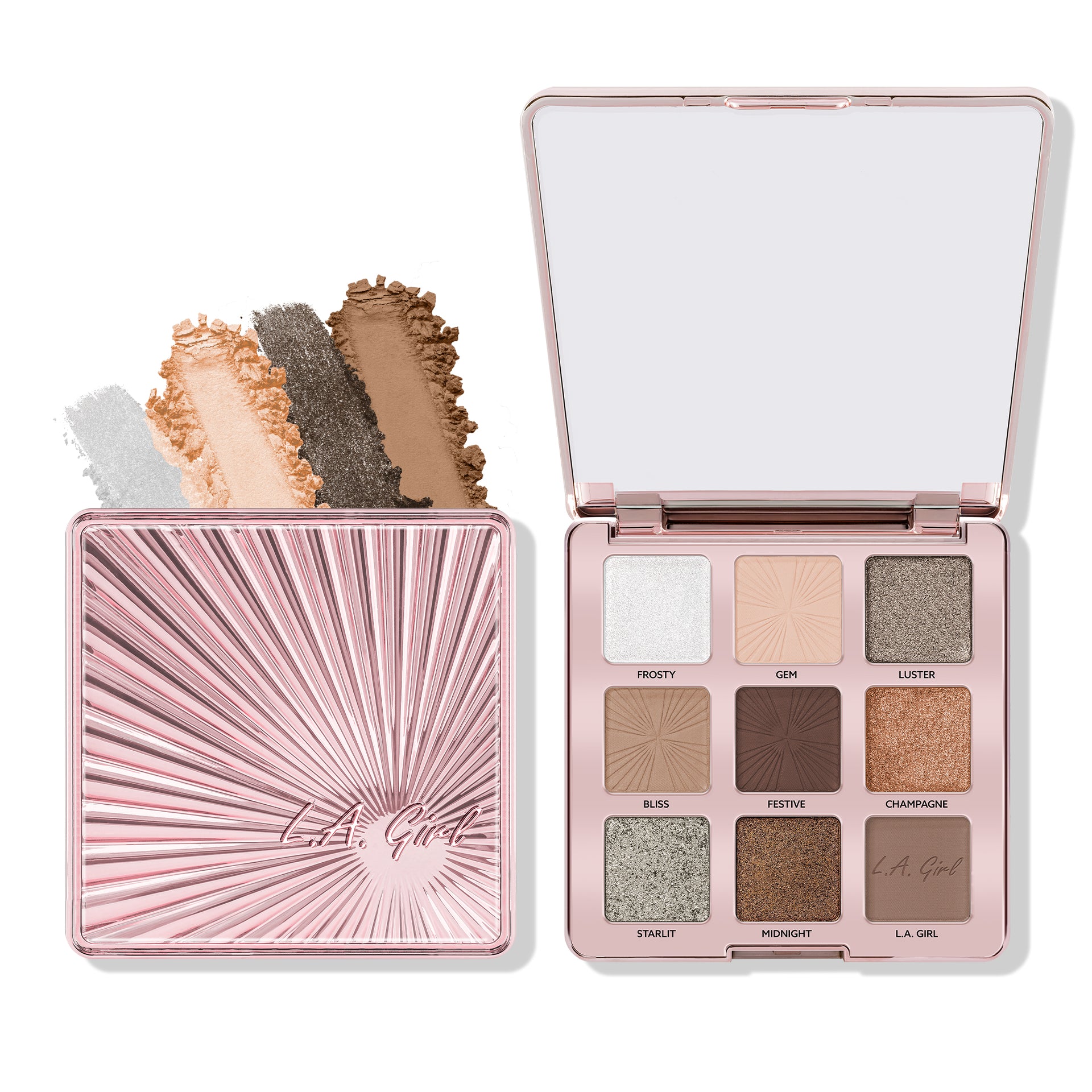 L.A.Girl 9 Color Eyeshadow Palette - G43385 Radiate thumbnail 1