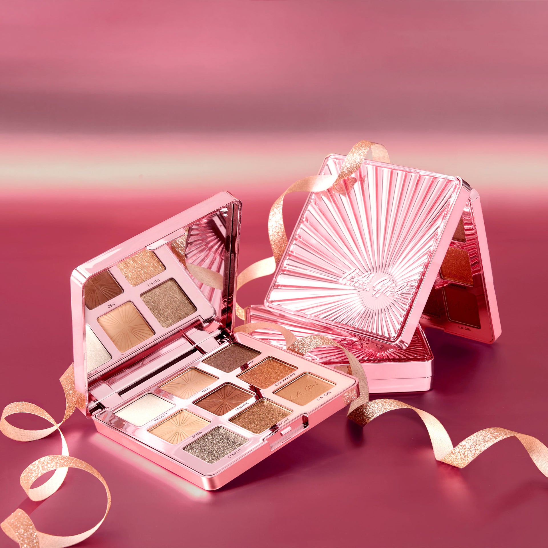L.A.Girl 9 Color Eyeshadow Palette - G43385 Radiate thumbnail 2