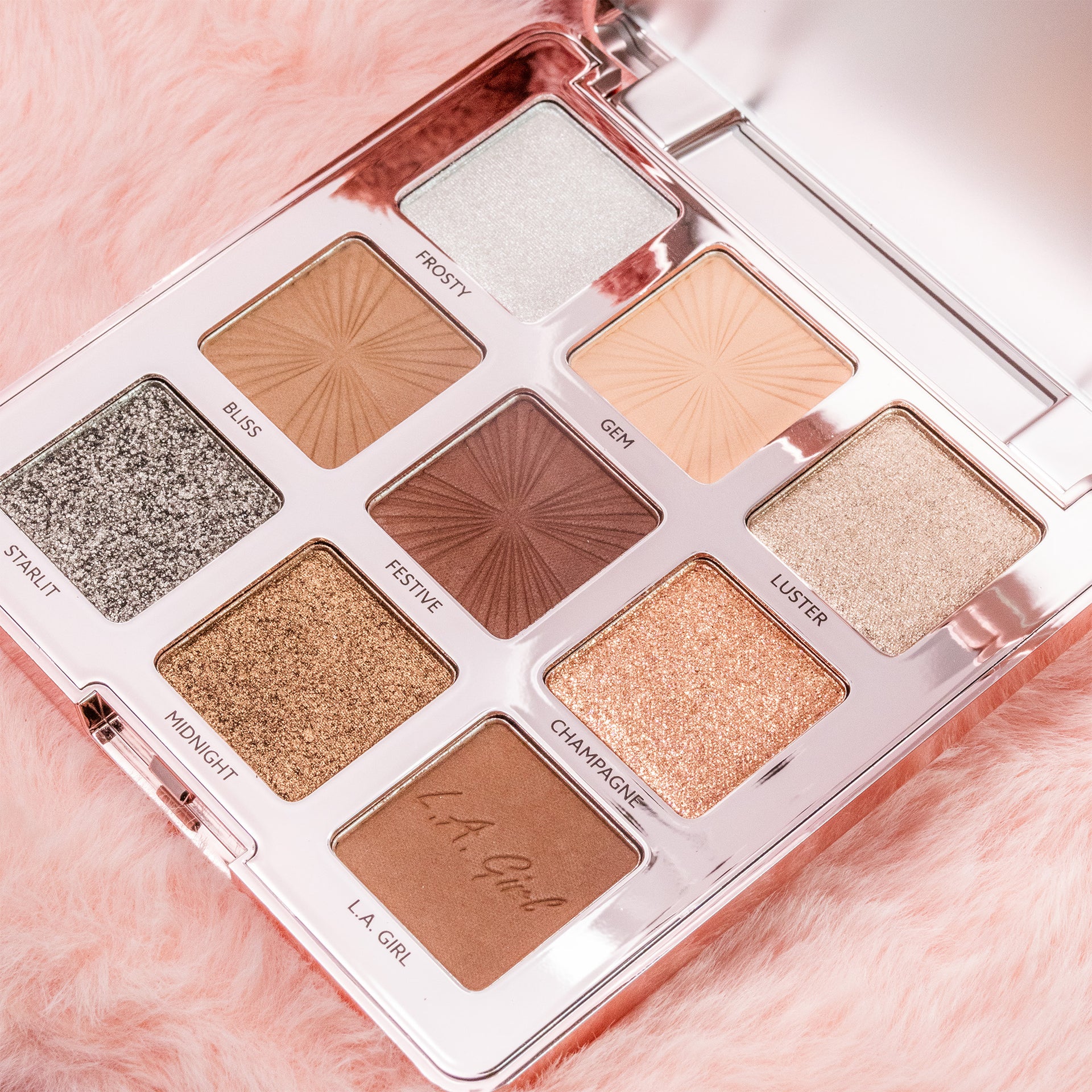 L.A.Girl 9 Color Eyeshadow Palette - G43385 Radiate thumbnail 3