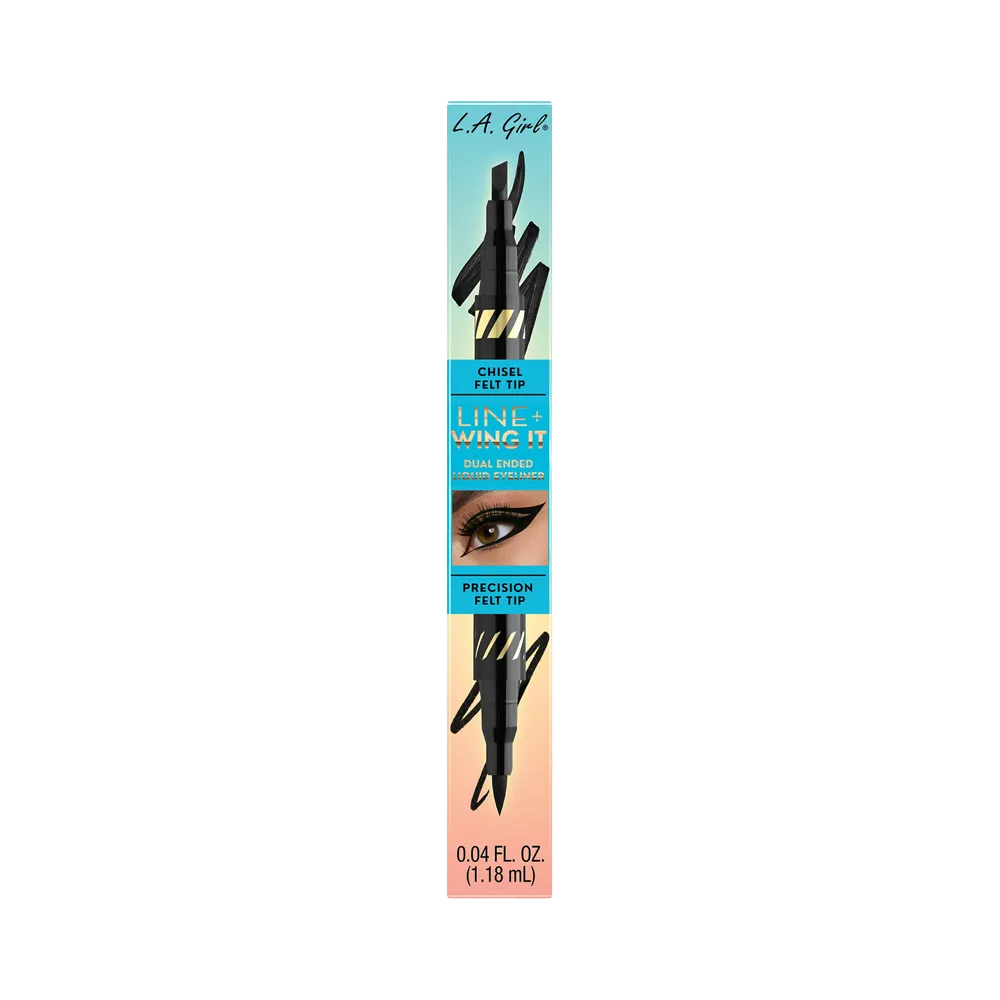 L.A.Girl Line + Wing It Dual Ended Liquid Eyeliner - 1.18 ml thumbnail 2