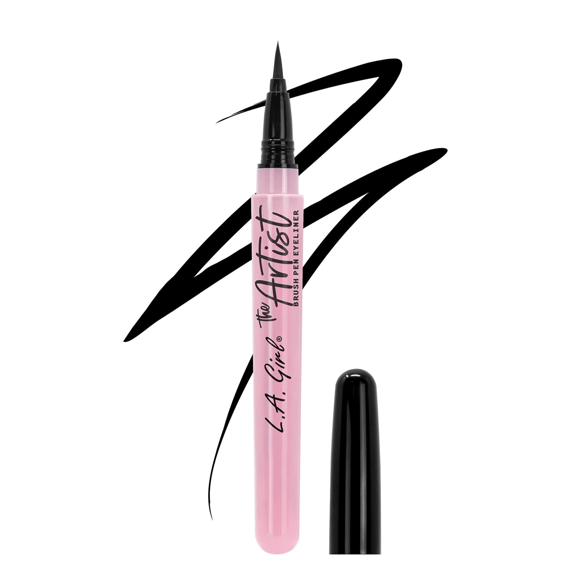 L.A.Girl The Artist Brush Pen Eyeliner - GLE740 Inky Black thumbnail 1