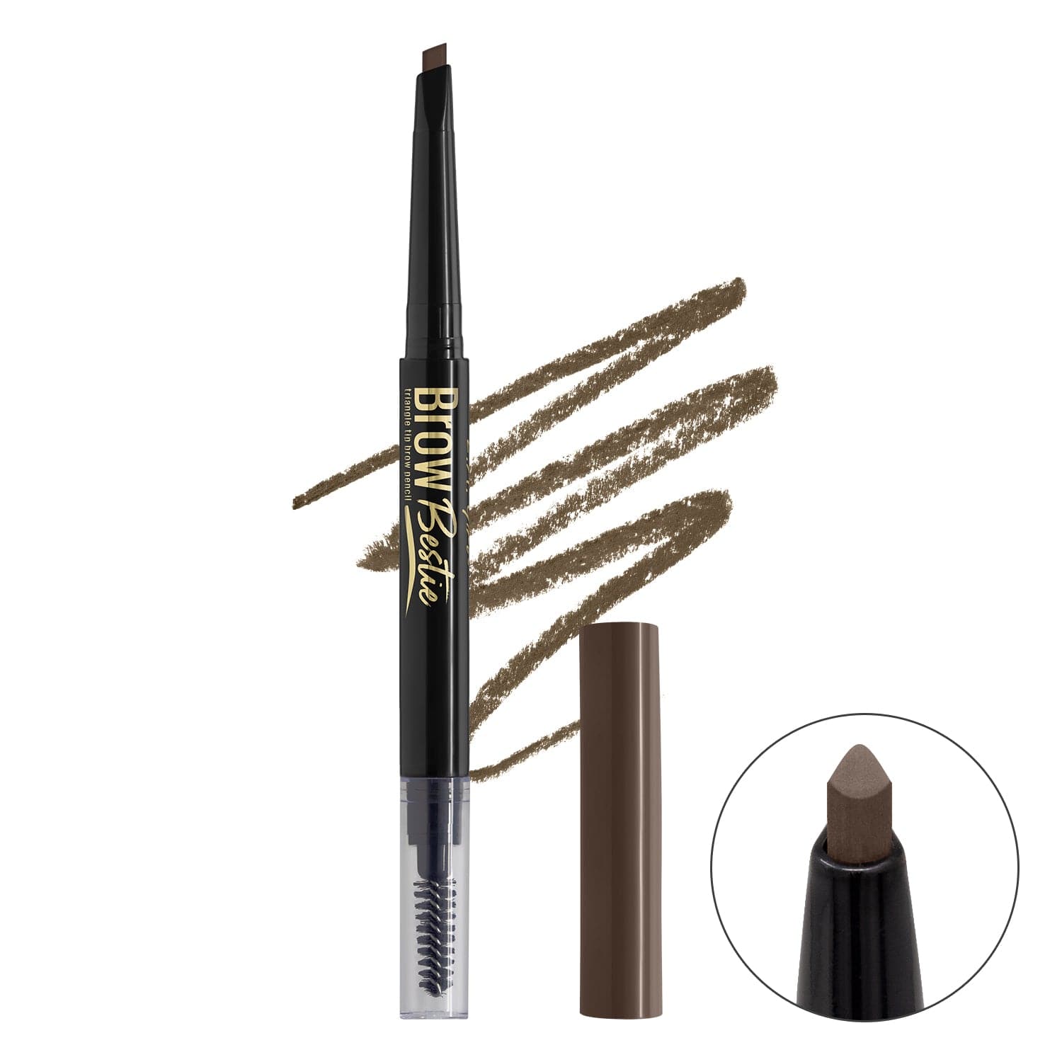 L.A.Girl Brow Bestie Triangular Auto Pencil - GBP373 Soft Brown thumbnail 1