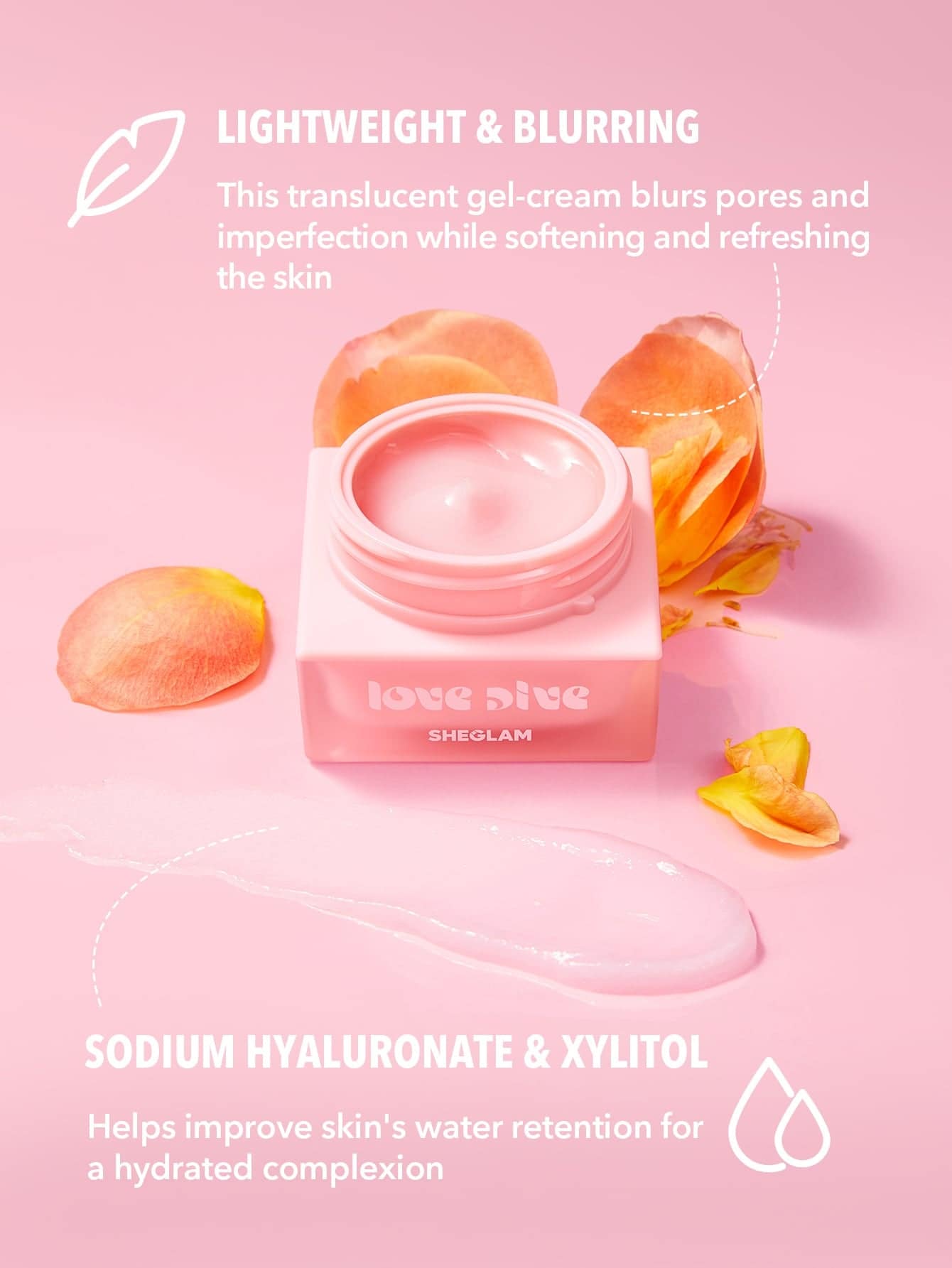 Sheglam Love Dive At First Sight Moisturizing Primer - Baby Pink (25 g) thumbnail 3