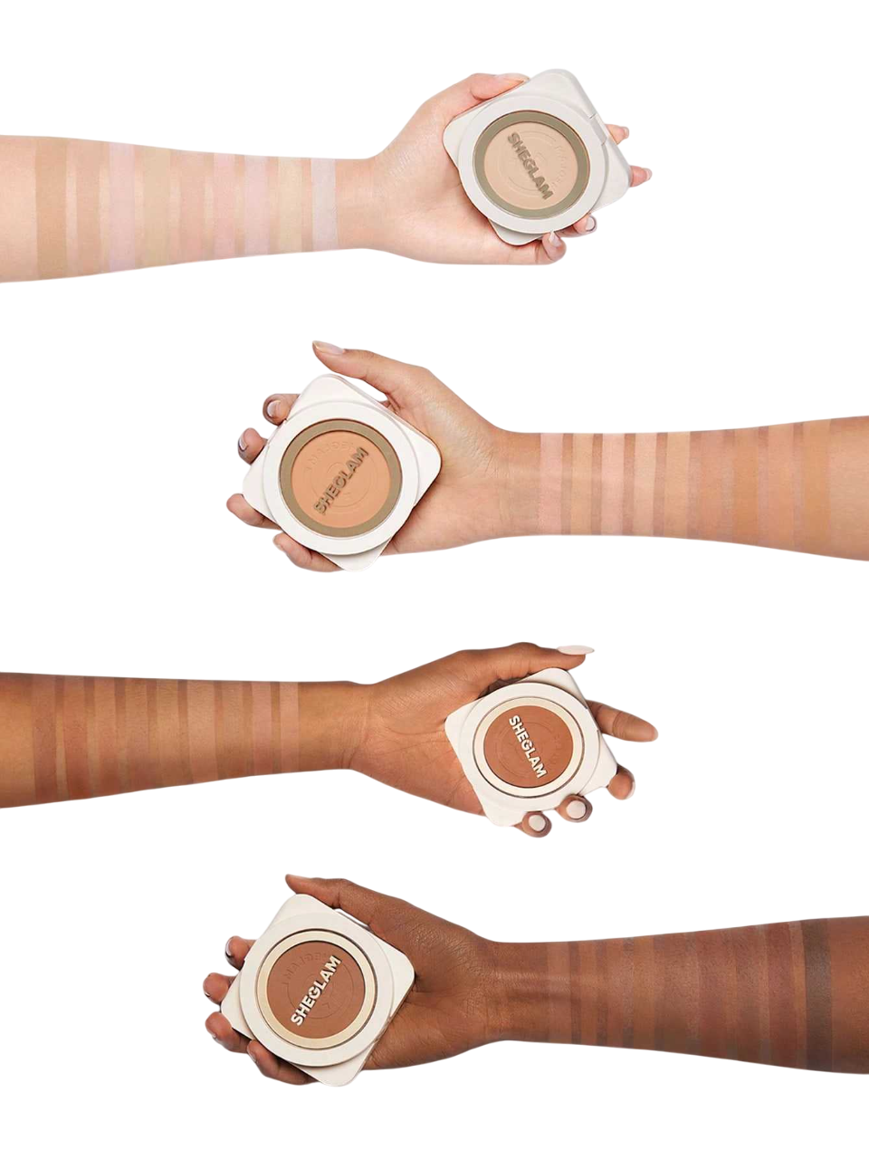 Sheglam Skin-Focus High Coverage Powder Foundation - Nude (11 g) thumbnail 2