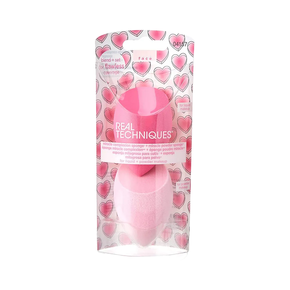 Real Techniques Miracle Complexion Sponge & Miracle Powder Sponge Set - 2 pcs thumbnail 2