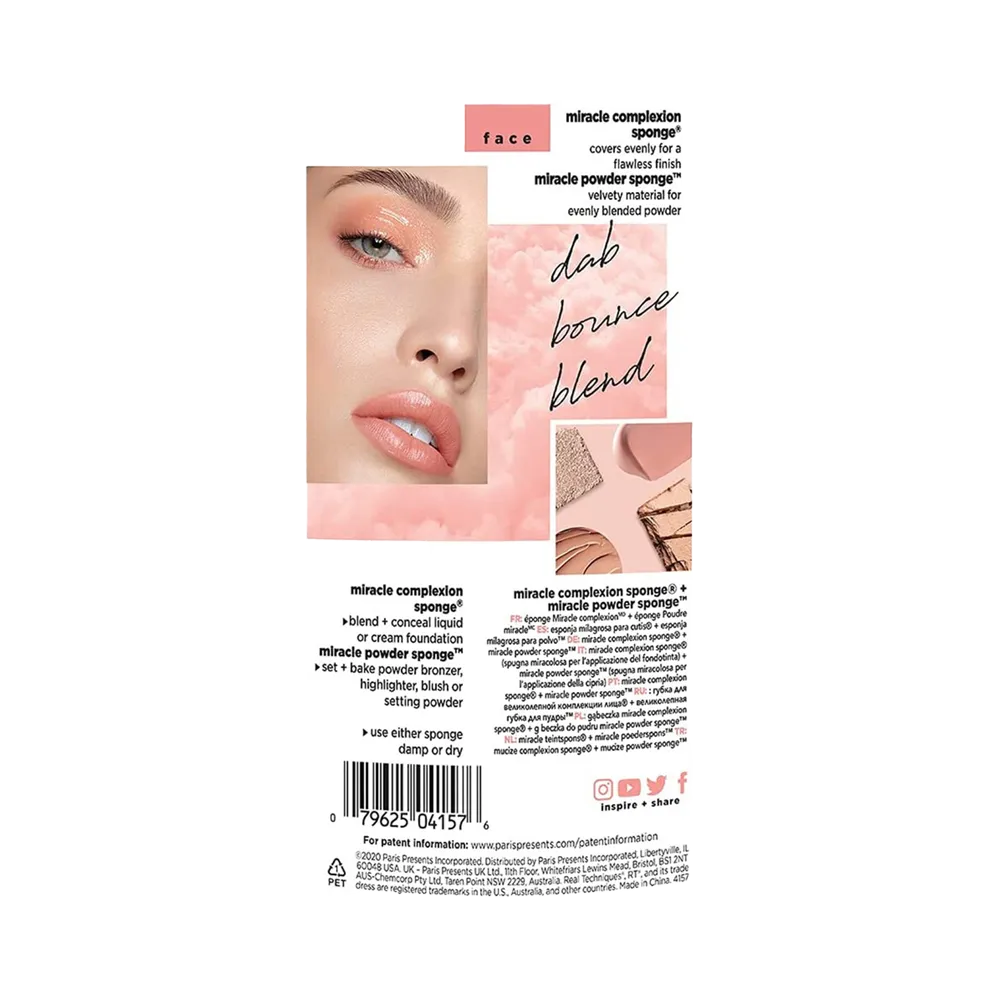 Real Techniques Miracle Complexion Sponge & Miracle Powder Sponge Set - 2 pcs thumbnail 3