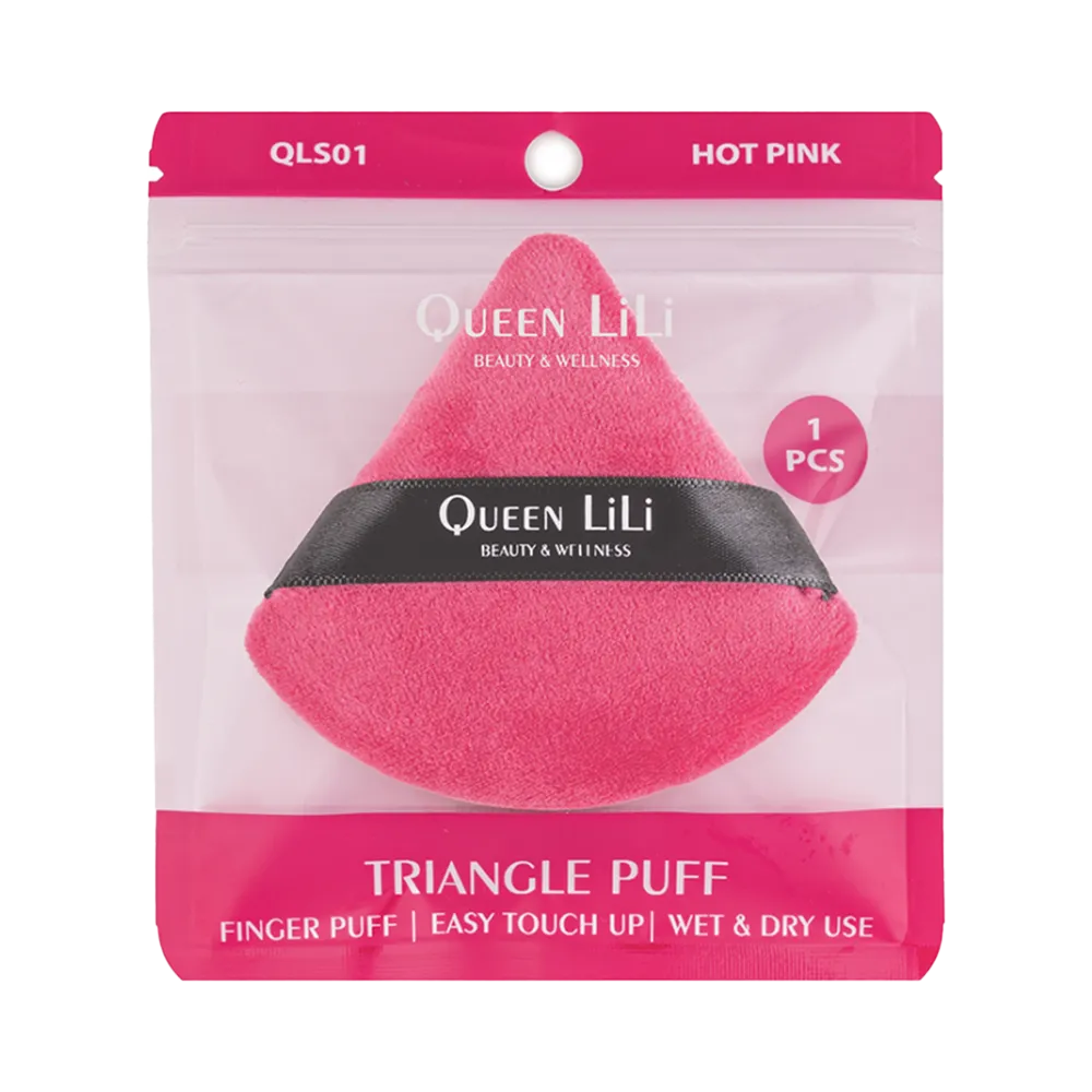 Queen LiLi Hot Pink Triangle Puff thumbnail 2