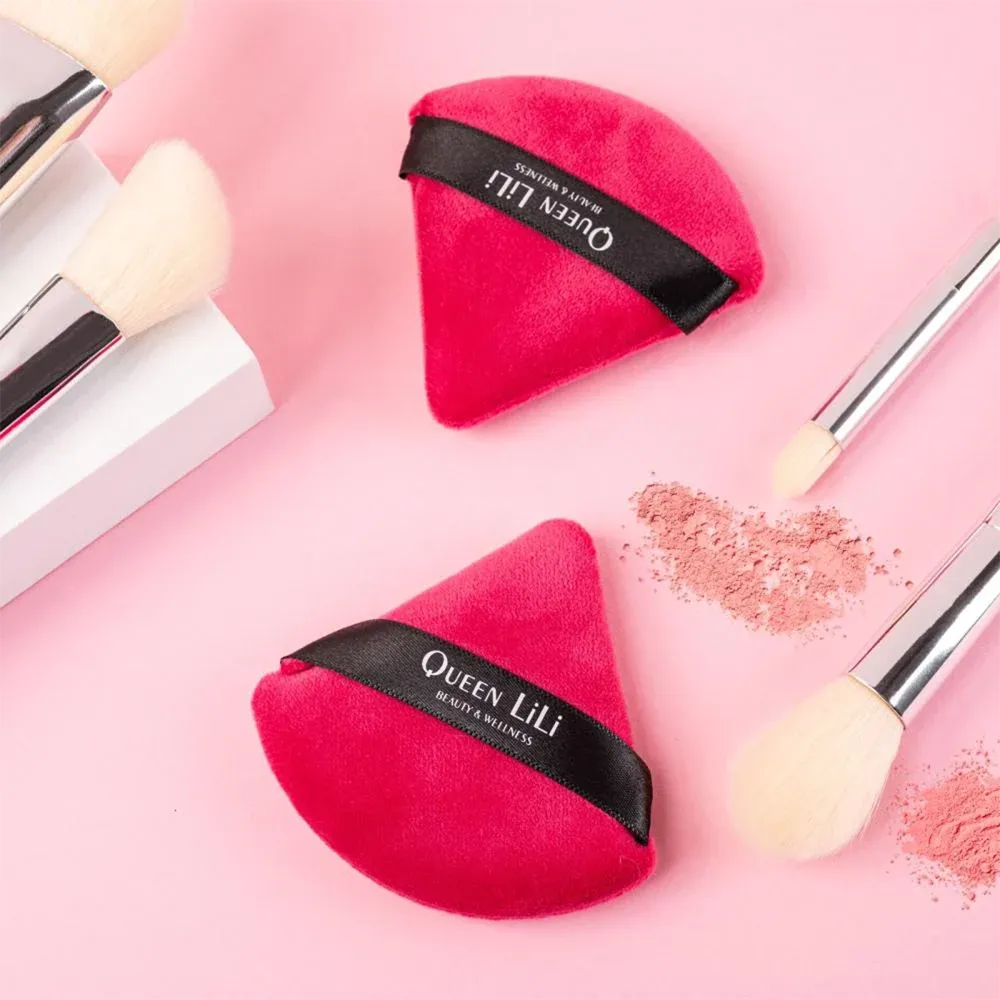 Queen LiLi Hot Pink Triangle Puff thumbnail 3