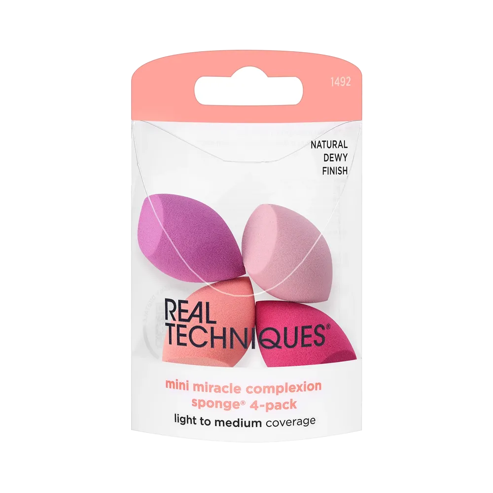 Real Techniques Miracle Mini Complexion Sponge - 4pcs thumbnail 2