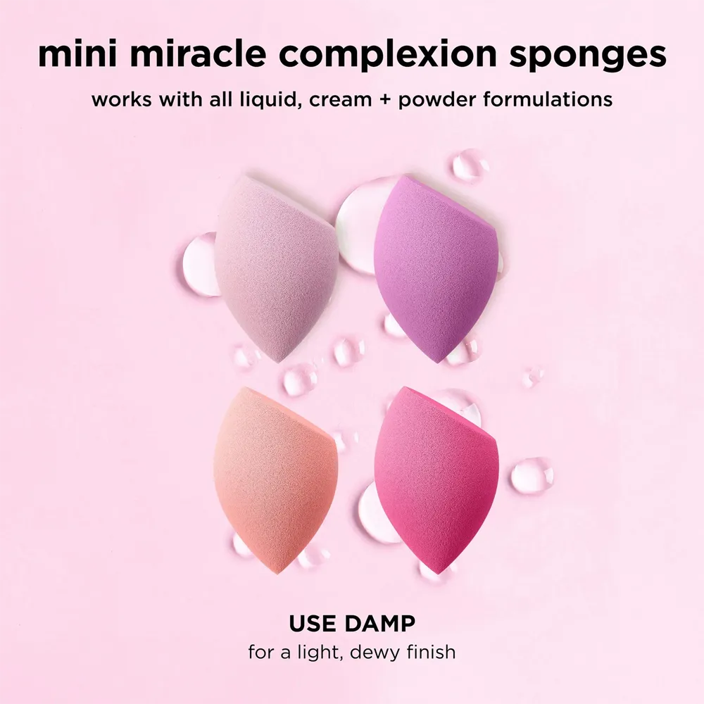Real Techniques Miracle Mini Complexion Sponge - 4pcs thumbnail 4