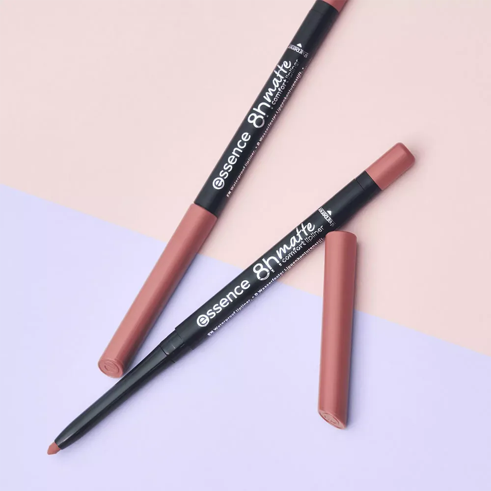 essence 8H Matte Comfort Lipliner - 04 - Rosy Nude thumbnail 9