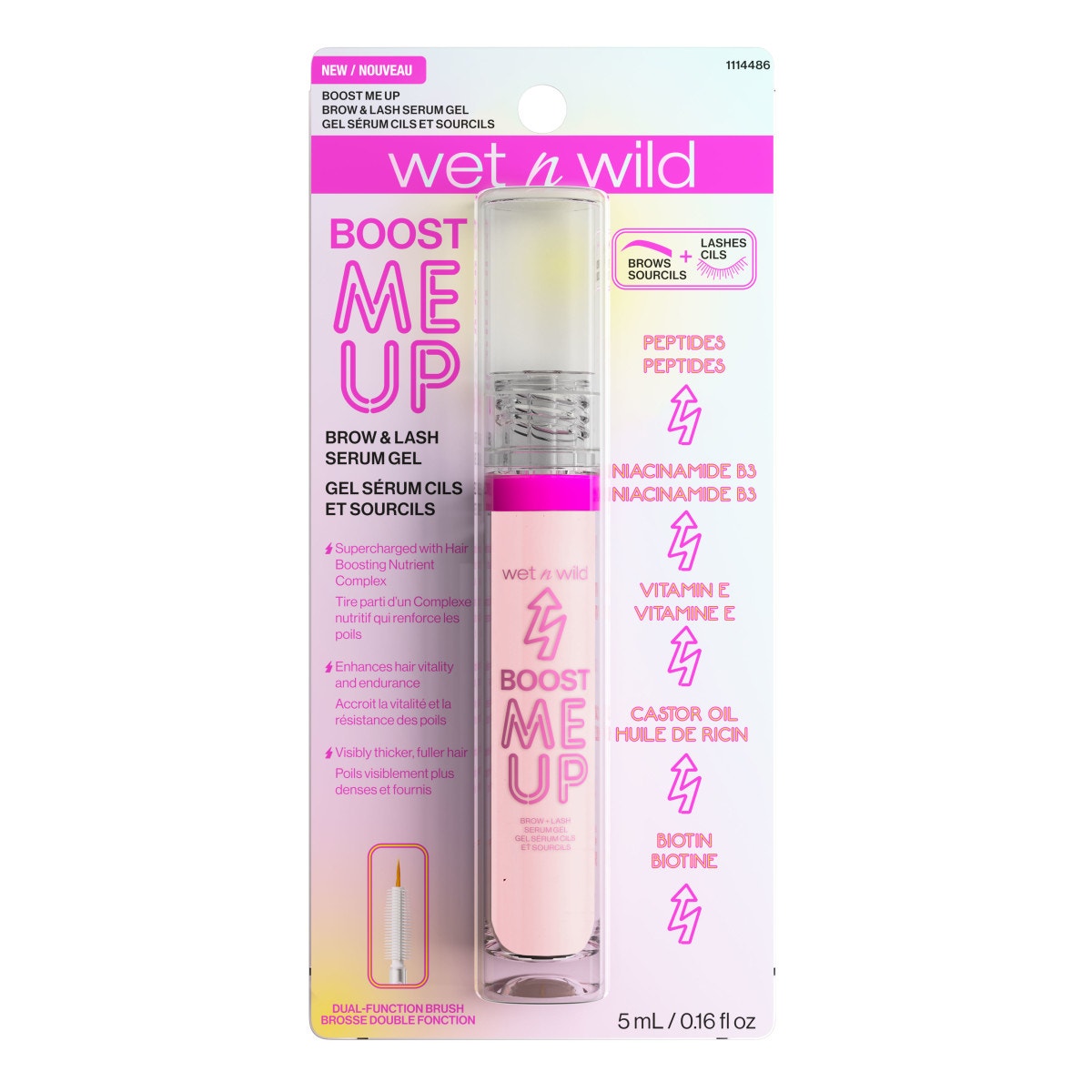 Wet N Wild Boost Me Up Brow & Lash Serum - 5 ml thumbnail 2