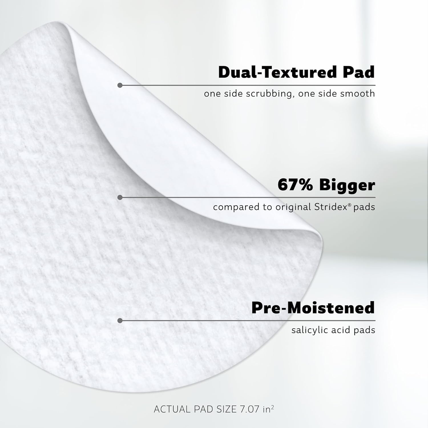 STRIDEX XL Face & Body Pads - 90 Pads thumbnail 2