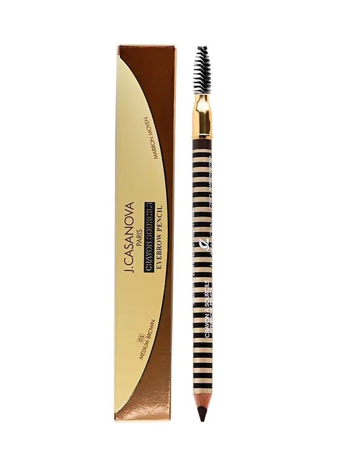 J.Casanova Eyebrow Pencil - 03 Medium Brown thumbnail 1