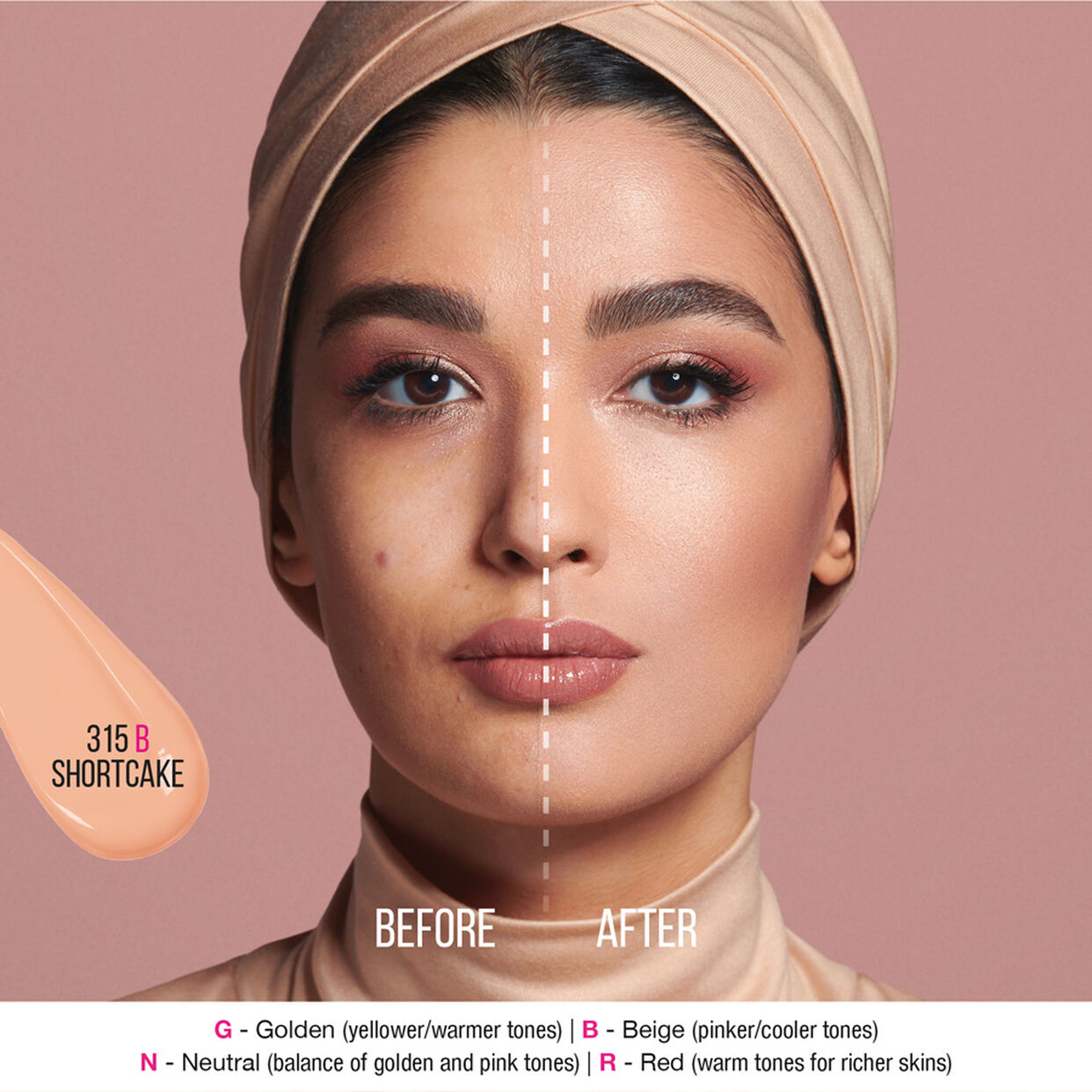 Huda Beauty #FauxFilter Luminous Matte Foundation - Shortcake 315B thumbnail 3
