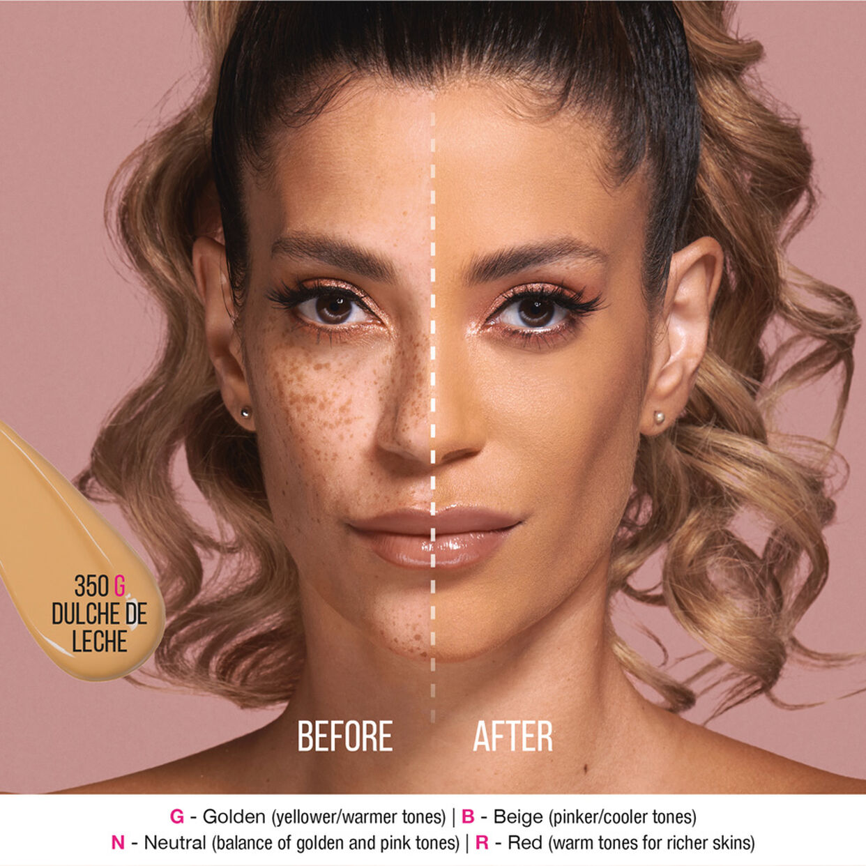 Huda Beauty #FauxFilter Luminous Matte Foundation - Dulce De Leche 350G thumbnail 2