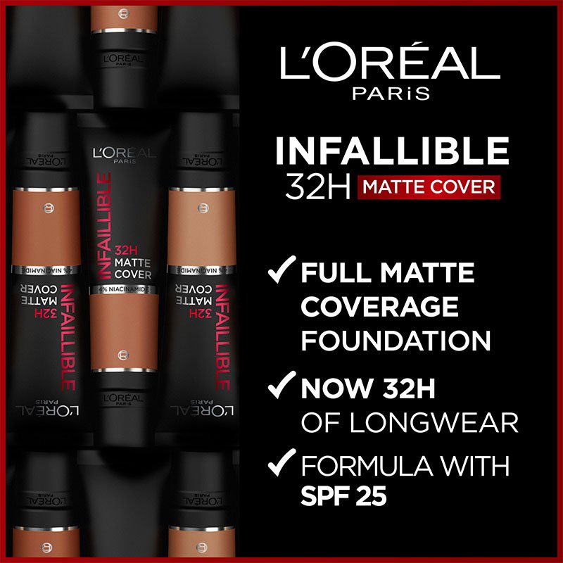 L’Oréal Paris Infallible 32H Matte Cover Foundation - 25 thumbnail 3
