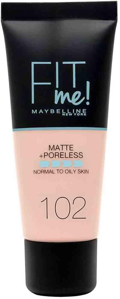 Maybelline New York Fit Me Matte Poreless Foundation - 102 Fair Ivory thumbnail 1