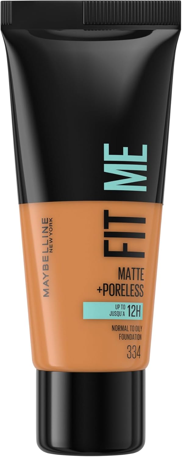 Maybelline New York Fit Me Matte Poreless Foundation - 334 Warm Tan thumbnail 1