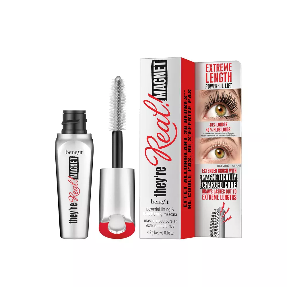 Benefit They’Re Real! Magnet  Powerful  Lifting & Lengthening Mini Mascara - Black thumbnail 3
