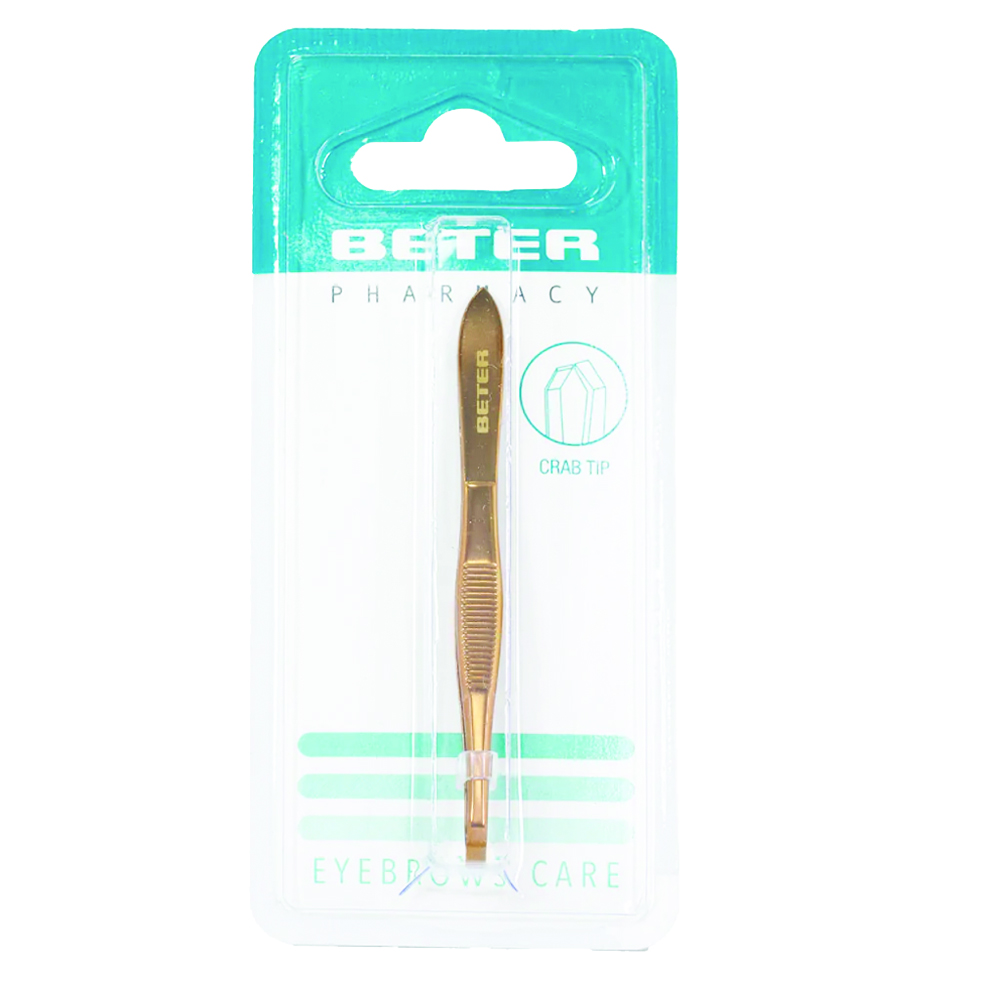 Beter Gilded Crab Tip Tweezers 24095 thumbnail 3