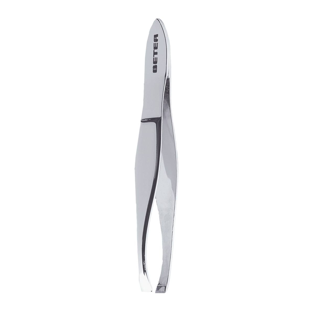 Beter Stainless Steel Straight Tip Tweezers 24001 thumbnail 1
