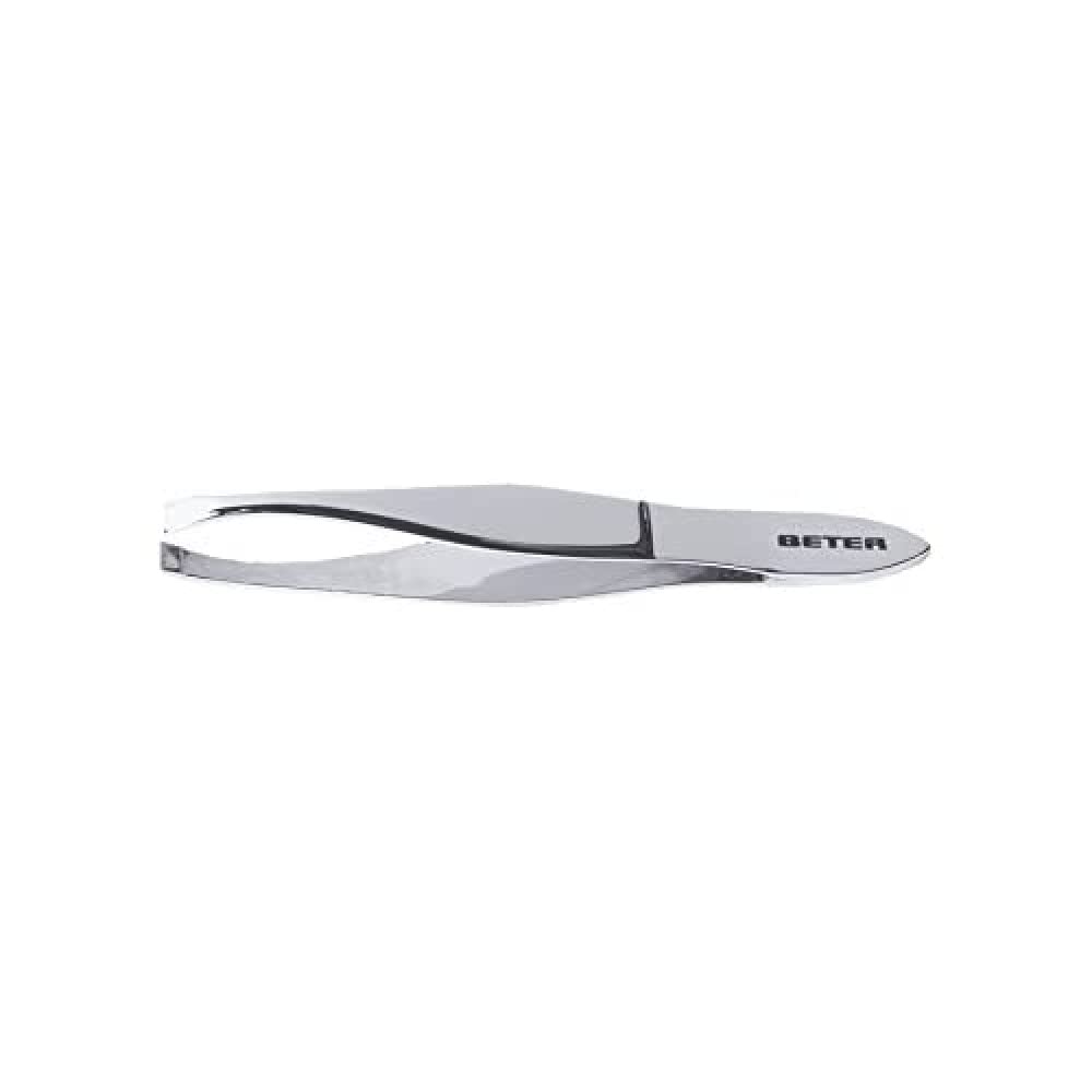 Beter Stainless Steel Straight Tip Tweezers 24001 thumbnail 2