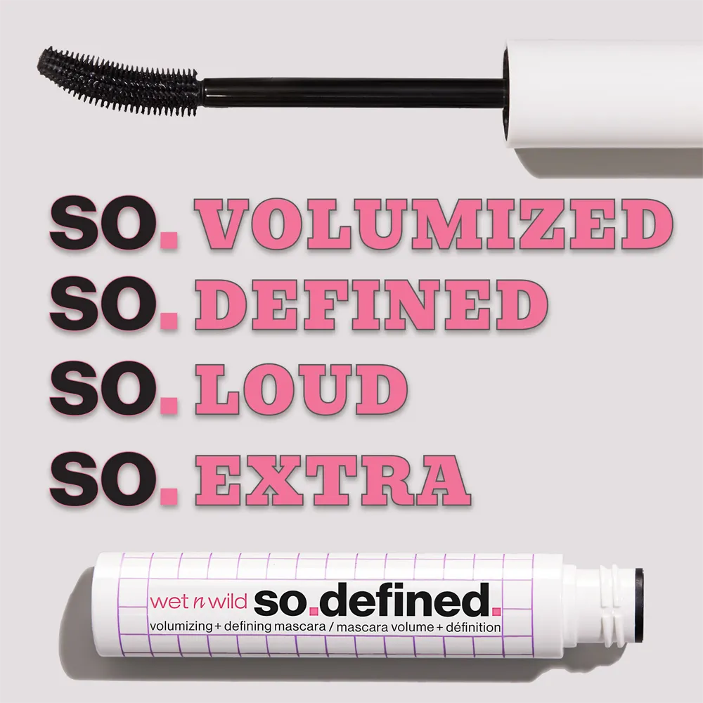 Wet N Wild So Defined Volumizing + Defining Mascara - Black thumbnail 3