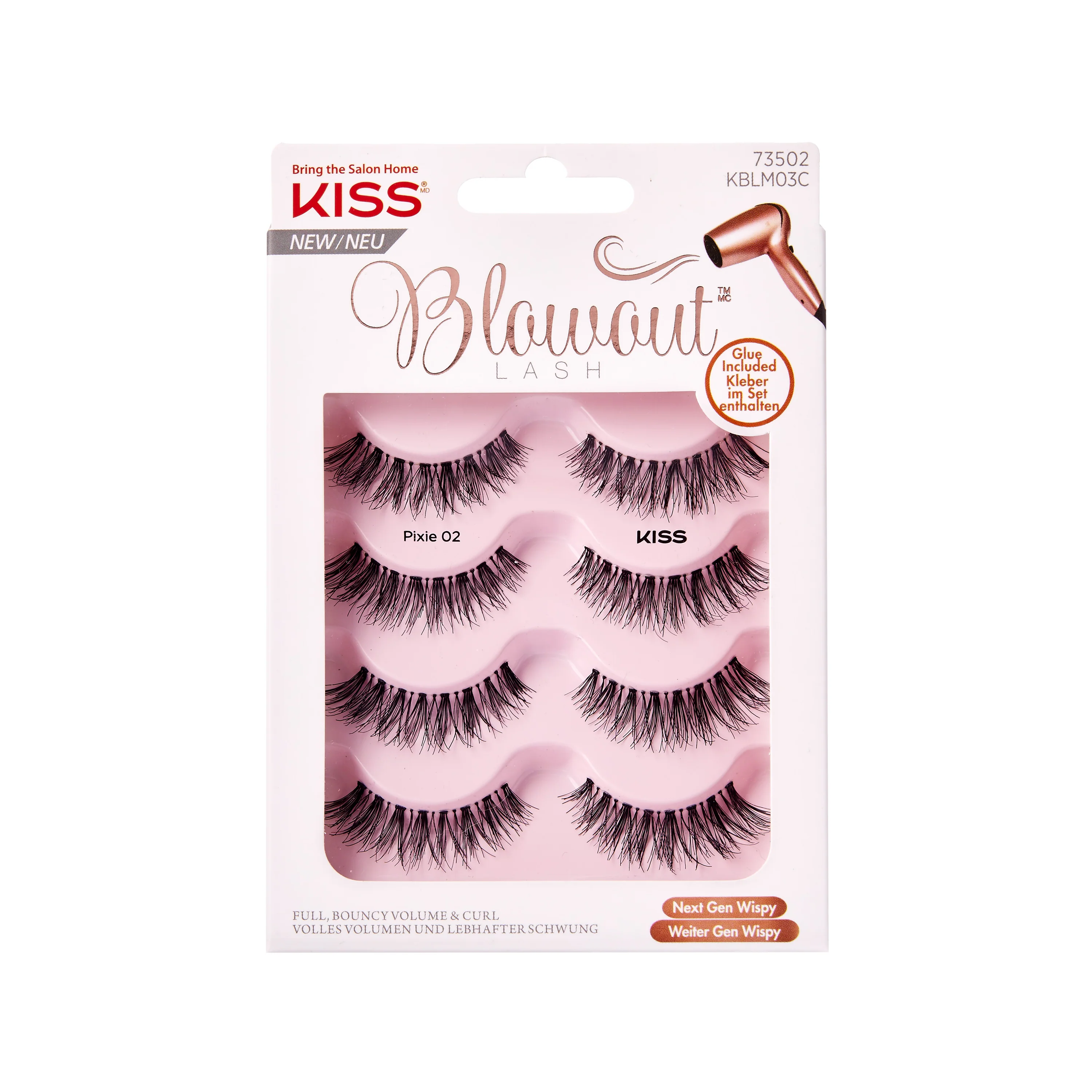 Kiss Blowout Lash Multipack - Pixie KBLM03 thumbnail 2