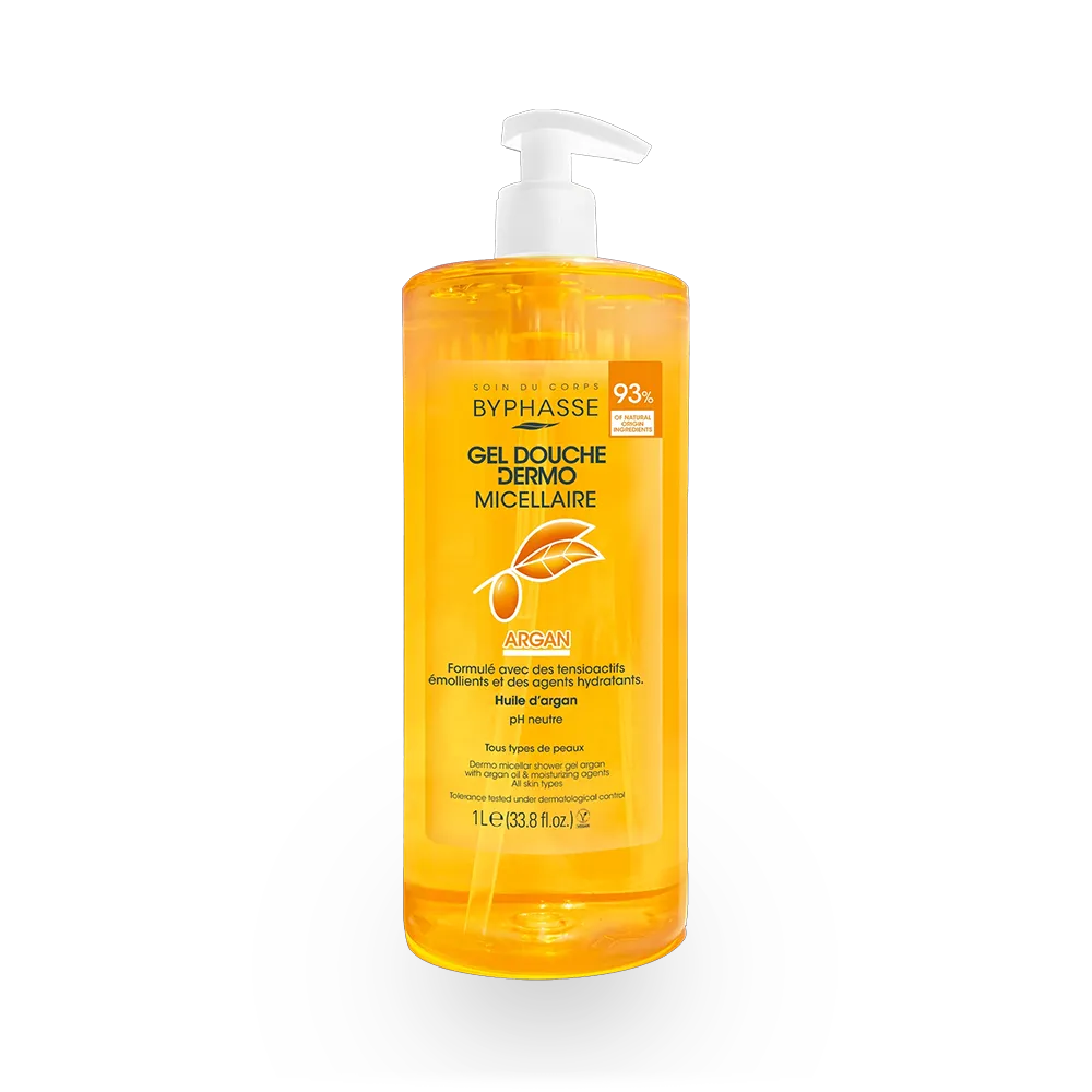 BYPHASSE Dermo Micellar Shower Gel Argan - 1000 ml thumbnail 1