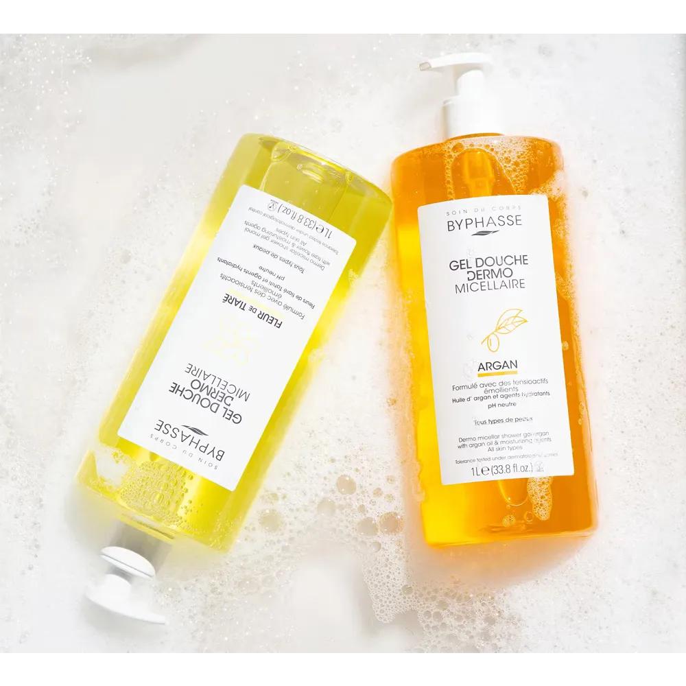 BYPHASSE Dermo Micellar Shower Gel Argan - 1000 ml thumbnail 2