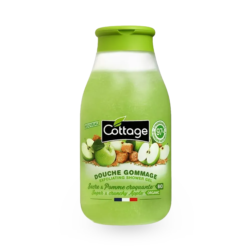 Cottage Gentle Exfoliating Sugar & Crunchy Apple Shower Gel - 270 ml thumbnail 1