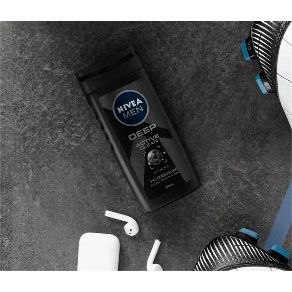 Nivea Deep Shower Gel - 250 ml thumbnail 2