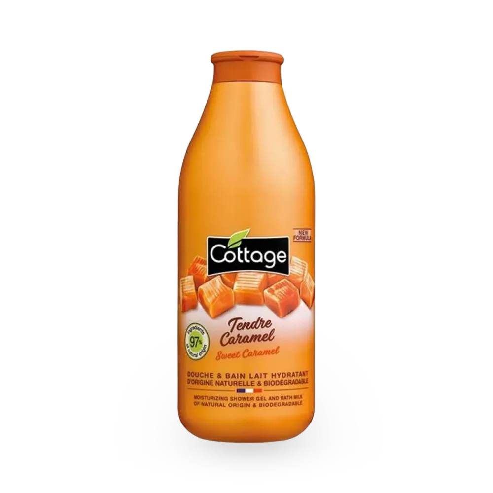 Cottage Sweet Caramel Moisturizing Shower Gel and Bath Milk - 750 ml thumbnail 1