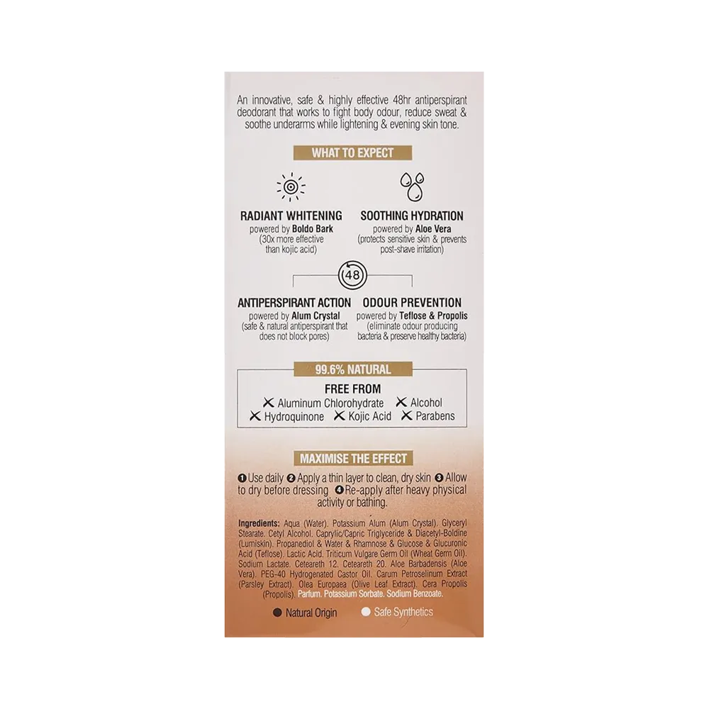 Beesline 48HR Whitening Roll-On, Arabian Oud - Feminine Hygiene thumbnail 3