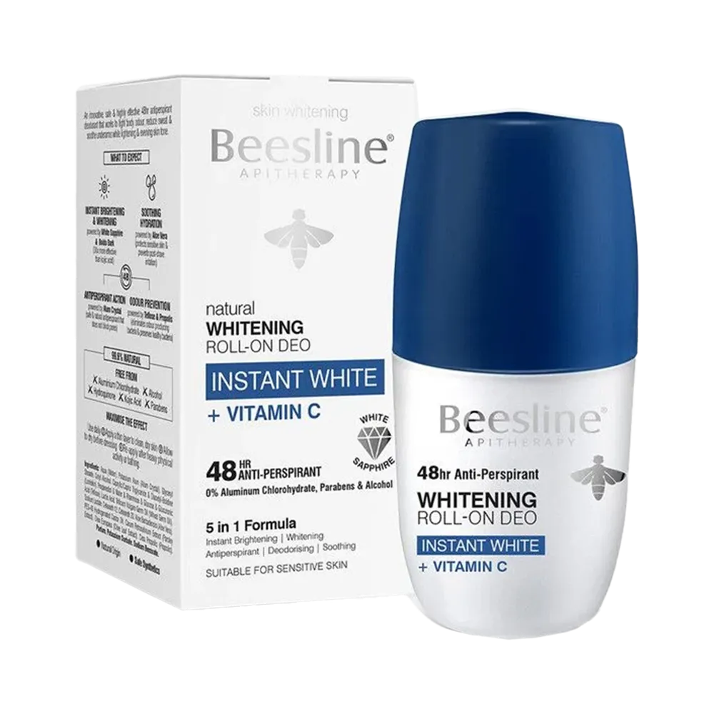 Beesline 48HR Whitening Roll-On, Instant White - Feminine Hygiene thumbnail 2