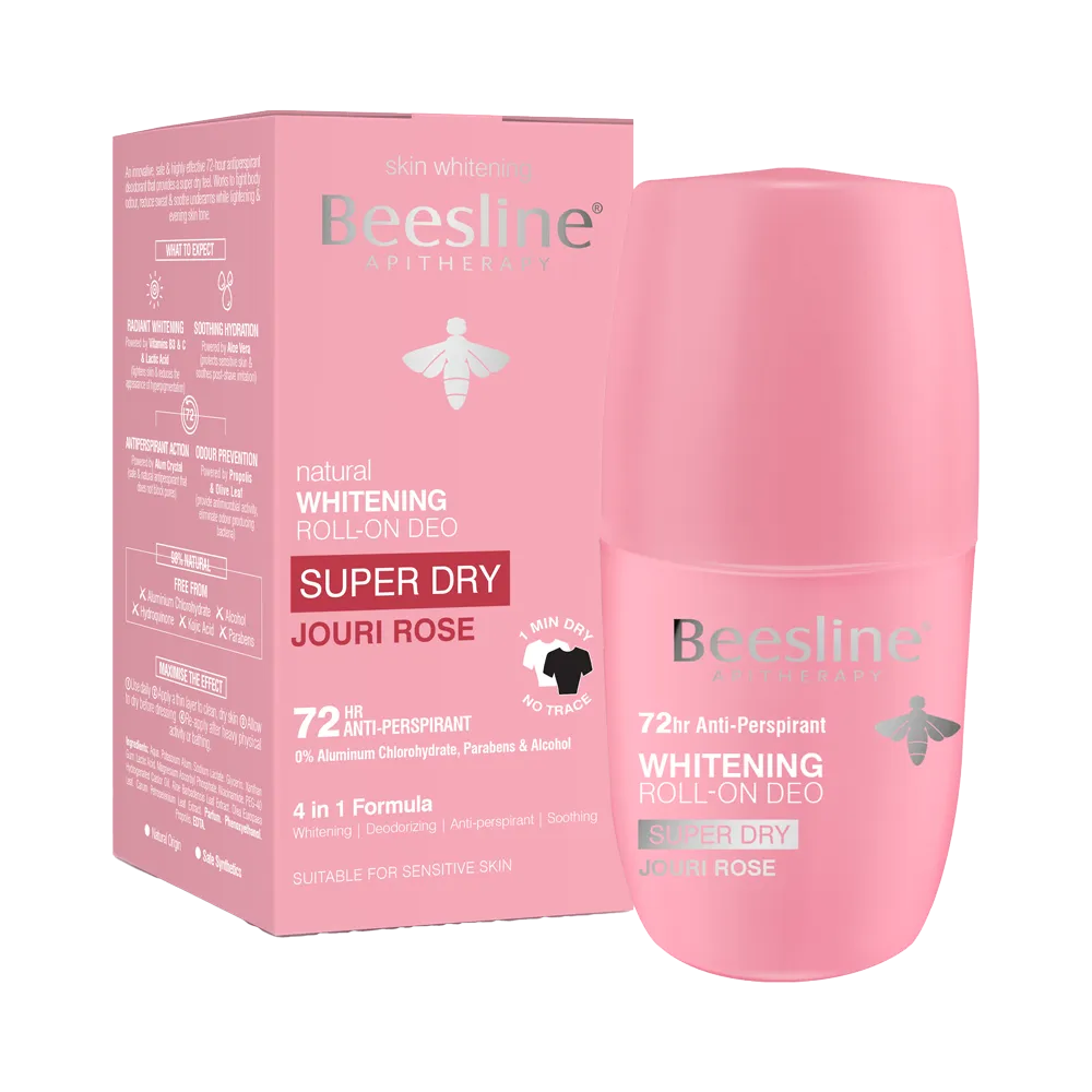 Beesline 72HR Whitening Roll-On, Super Dry Powder Soft - Feminine Hygiene thumbnail 2