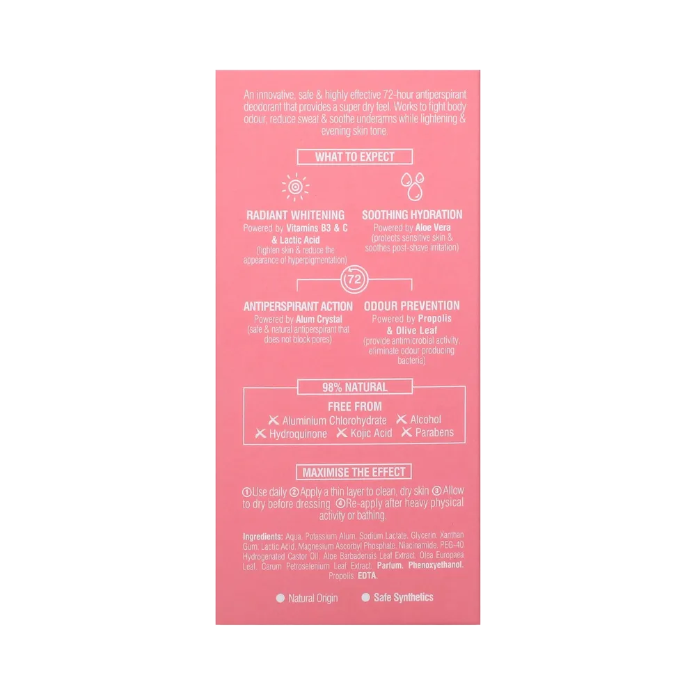 Beesline 72HR Whitening Roll-On, Super Dry Powder Soft - Feminine Hygiene thumbnail 4