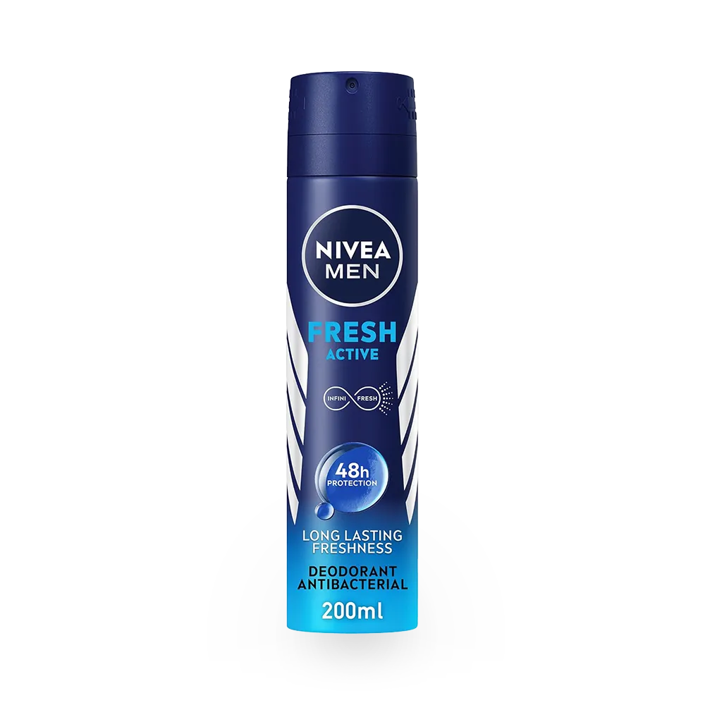 Nivea 48H Fresh Active Deodorant Spray - 200 ml thumbnail 1